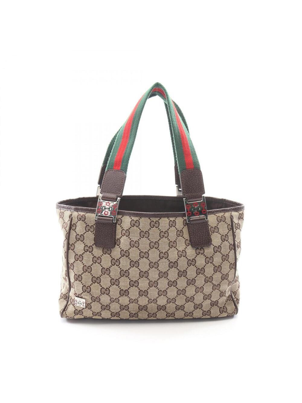 Gucci Gg Canvas Horsebit Sherry Line #300141G46B